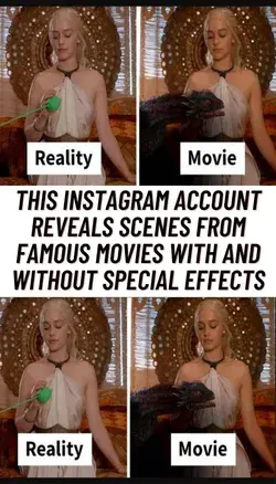 This Instagram Account Reveals Scenes From Famous Movies With And Without Special Effects