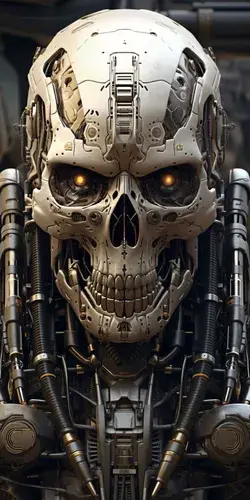 Skull, robot