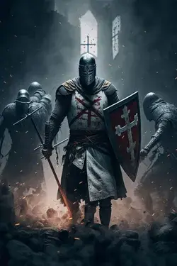 Knight ∙ Medieval Tattoo ∙ Crusader ∙ Crusader Knight ∙ Tattoo Ideas ∙ Cross Tattoos ∙ Aesthetic