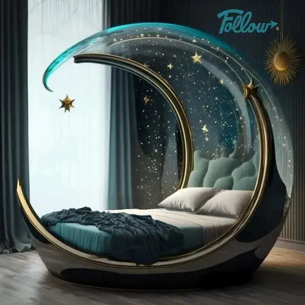 dreamy moon bedroom