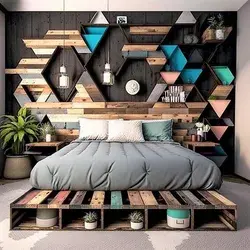 Pallet bed/shelves