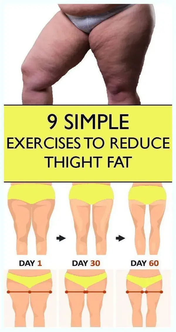 9 Simple & Best Exercises To Reduce Thigh Fat Fast At Home !