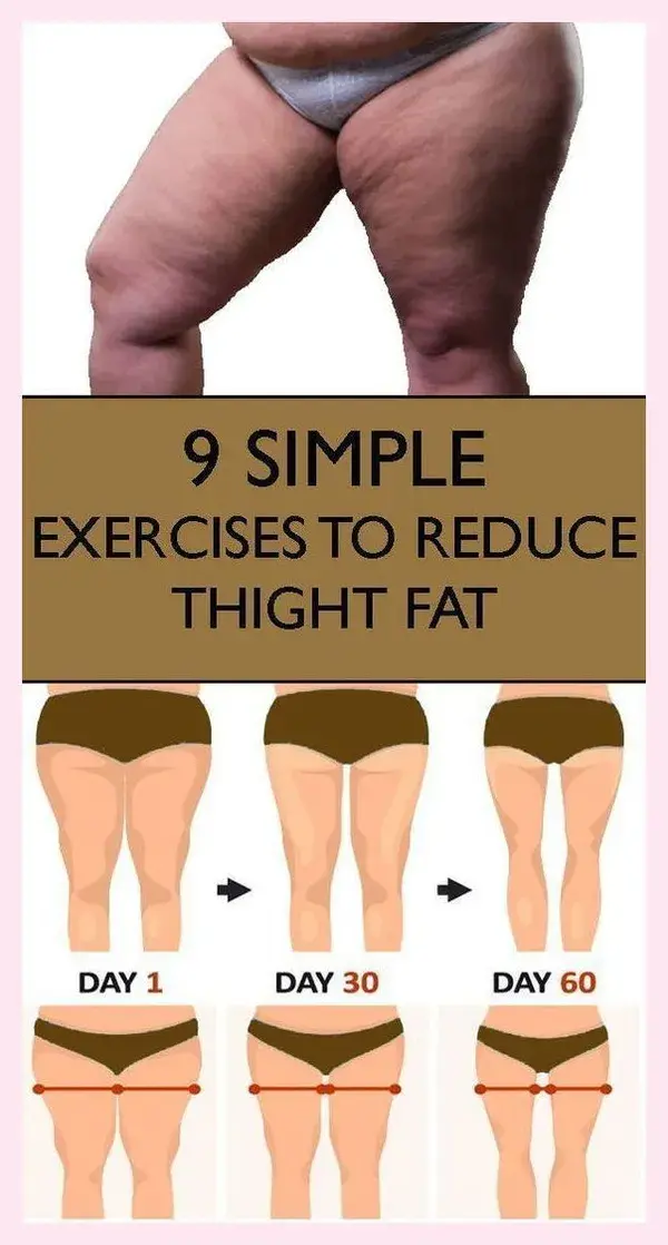 9 Simple & Best Exercises To Reduce Thigh Fat Fast At Home !