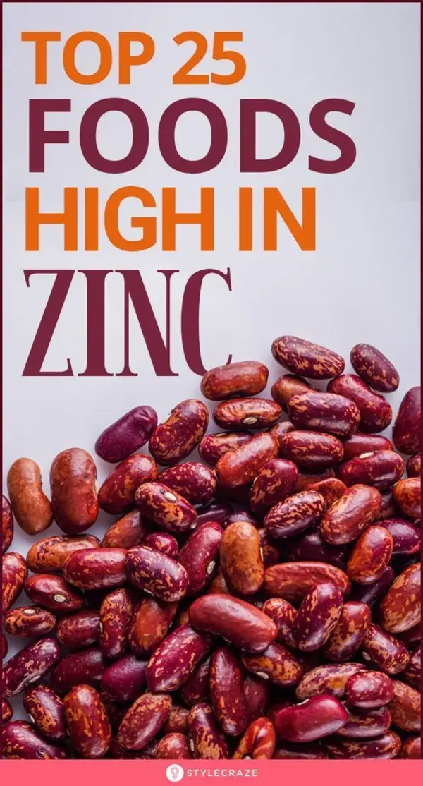 Top 25 Foods High in Zinc