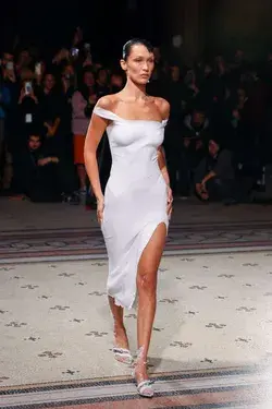 Bella Hadid in Coperni White Dress