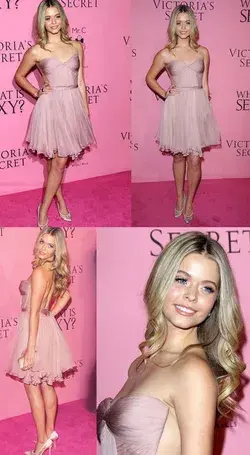 sasha pieterse posing for vs