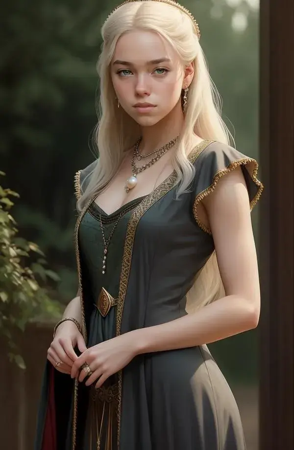 RHAENYRA TARGARYEN YOUNG - INTELIGÊNCIA ARTIFICIAL