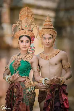 Lavo kingdom costume, Thailand