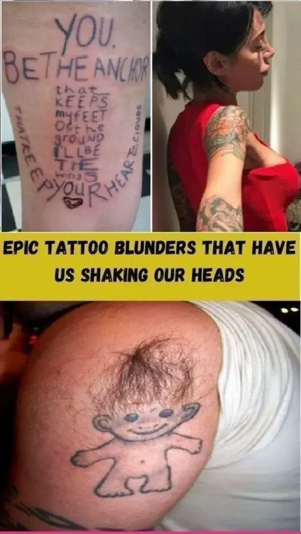 Epic Tattoo Blunders That Have Us Shaking Our Heads