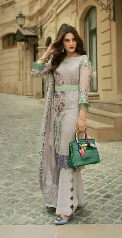 Most Beautiful Kameez with Trouser Dresses For Girls