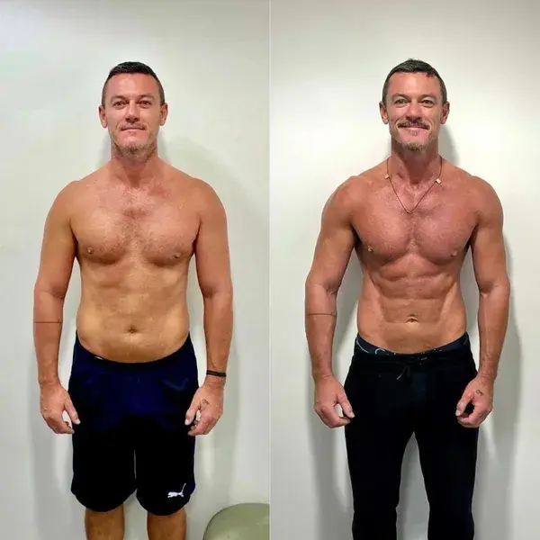 Luke Evans reveals incredible lockdown body transformation as Hollywood star shows off his abs