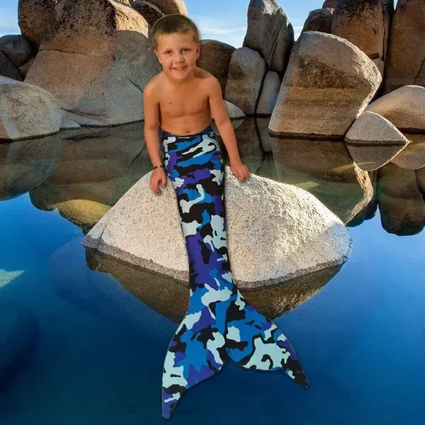 Shark Tail  Walkable/Swimmable with Invisible Zipper Bottom ! Add Monofin  FAST SHIPPING!!