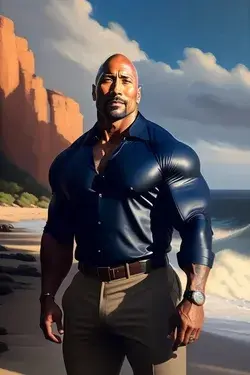 Dwayne The Rock Johnson by AI