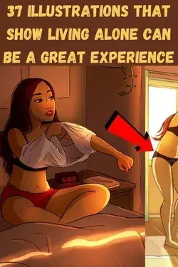 37 Illustrations That Show Living Alone Can Be A Great Experience