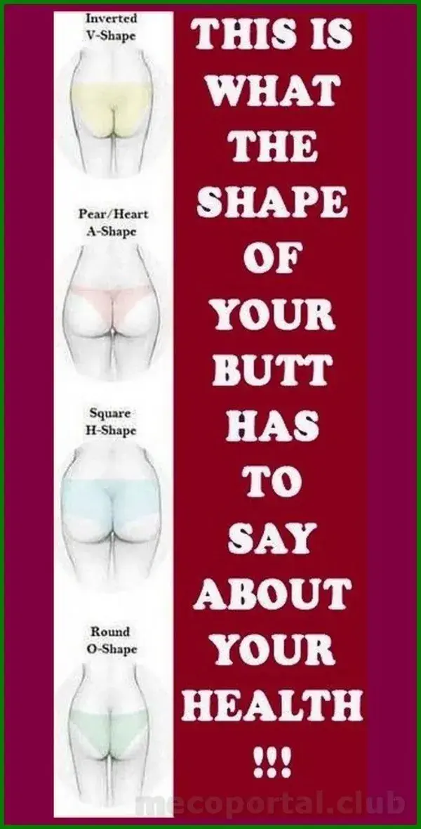 THIS IS WHAT THE SHAPE OF YOUR BUTT HAS TO SAY ABOUT YOUR HEALTH !