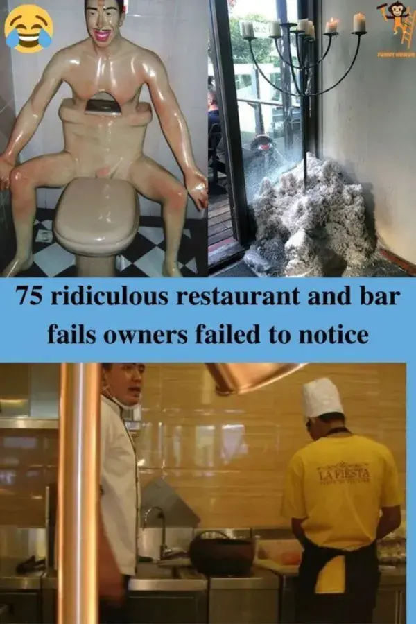 75 ridiculously obvious restaurant and bar fails that owners failed to notice