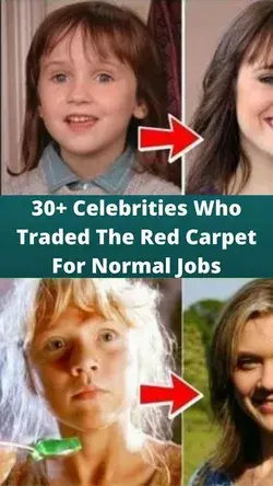 30+ Celebrities Who Traded The Red Carpet For Normal Jobs