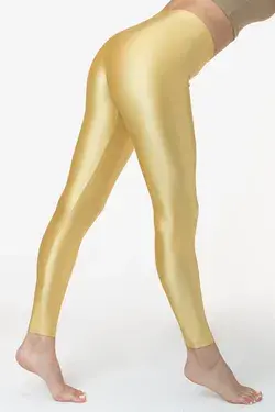 RNT83280 - Nylon Tricot Legging - Light Gold / XS