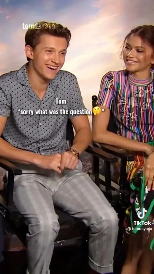 queen zendaya na knowing what she’s doing… Tom was totally distracted!