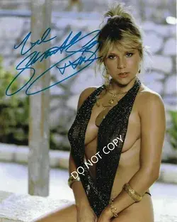 "Samantha Fox  8 x10" (20x25 cm) Autographed Hand Signed Photo"