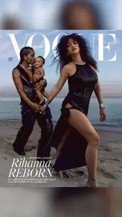 Rihanna, A$AP Rocky and their son grace the Cover of British Vogue