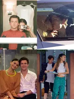 Zendaya and Tom holland