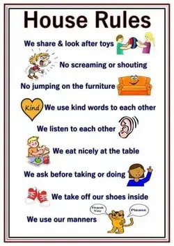 House Rules For Kids