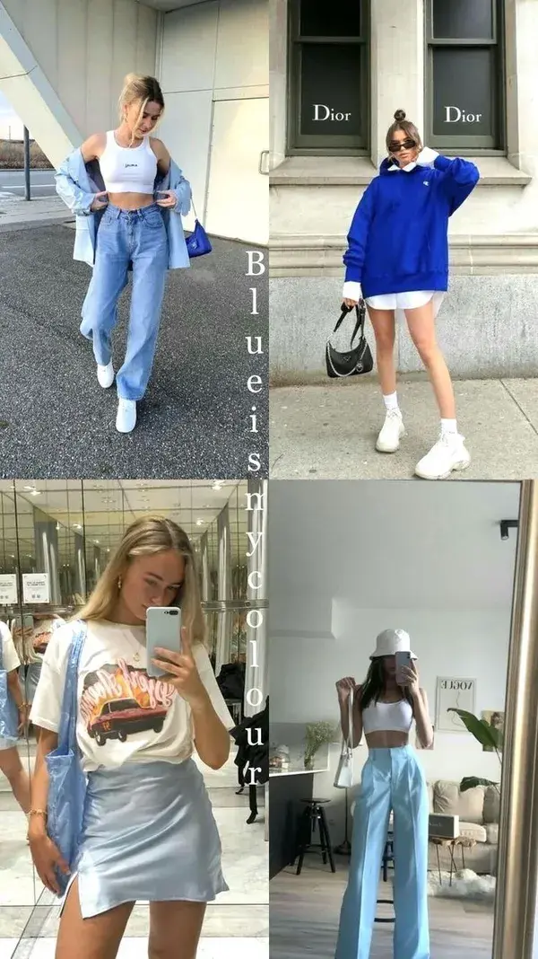 Blue is my colour - Spring/summer outfit ideas