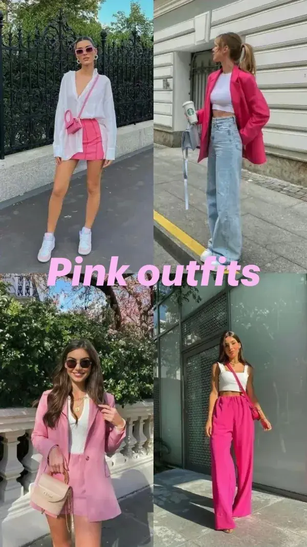 Pink summer outfits