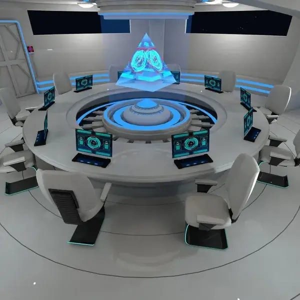 Futuristic Meeting Room