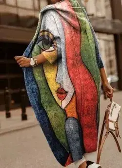 Cubism Fashion Coat