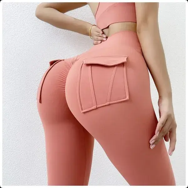 New Women Leggings Sport Yoga Pants Sexy Tight High Waist Elastic Women's Panties Pocket