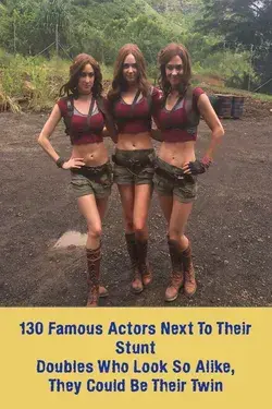 130 Famous Actors Next To Their Stunt Doubles Who Look So Alike, They Could Be Their Twin