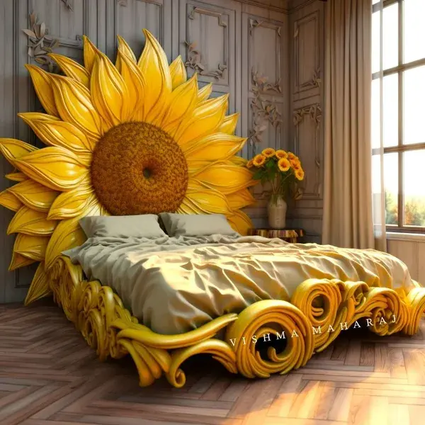 sunflower bed designs