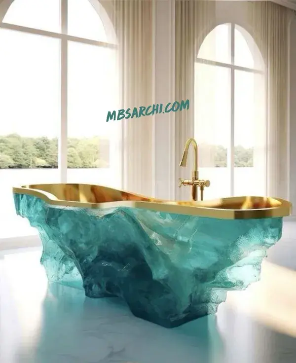 Amazing Crystal bathtub design