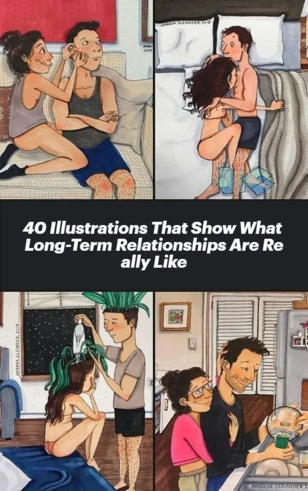 40 Illustrations That Show What Long-Term Relationships Are Really Like