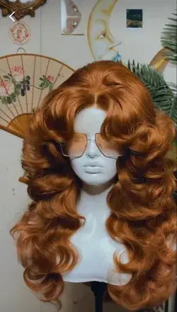 70s ginger wig