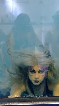 SIREN IN A TANK || Demonic Mermaid Underwater (Click for Full Video)