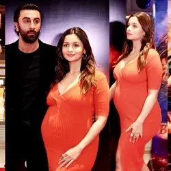 Heavily Pregnant Alia Bhatt Pregnancy Weight Gain Flaunts Baby Bump Wearing Ranbir 's Fav Color