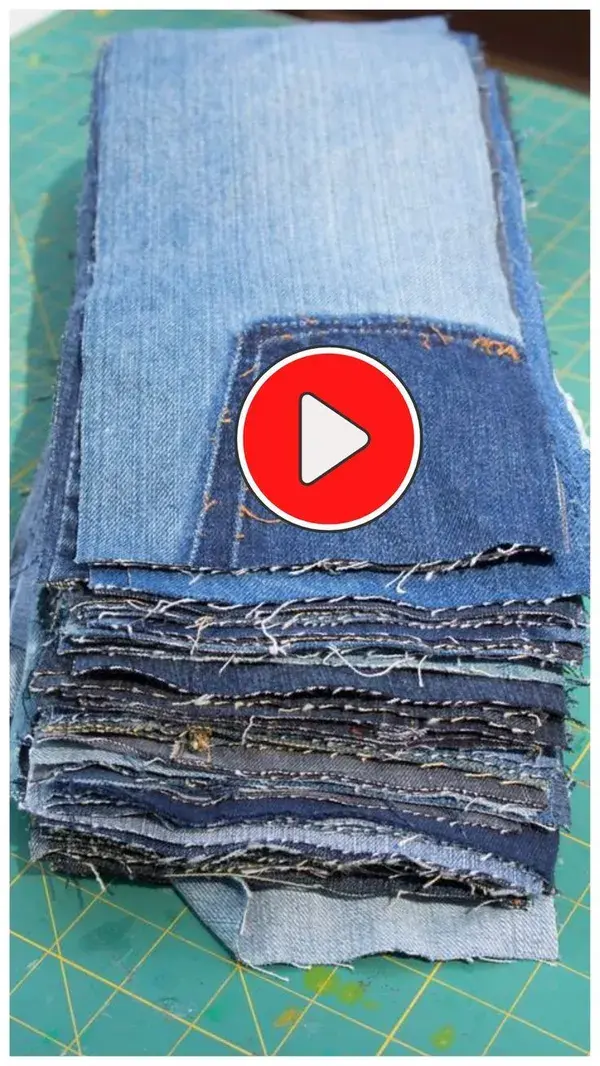 DIY JEANS CRAFT PROJECT HASTILY NEW