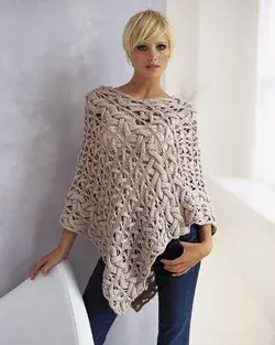 Crochet #Poncho Shawls/Hand knitted Crochet Woolen Scarf Designs #crochet