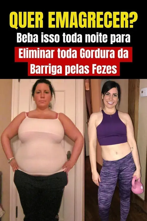 Tomando isso ela emagreceu  4kg em 1 semana durante a noite