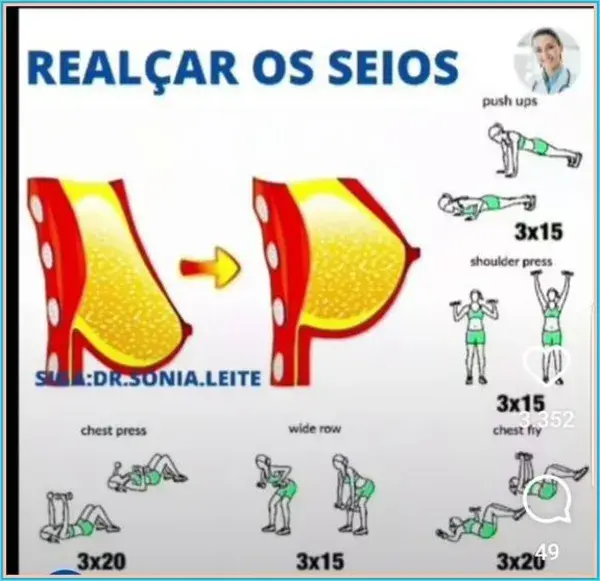 Faça Esses Exercícios Para Levantar os Seios e Deixa-los Firmes!