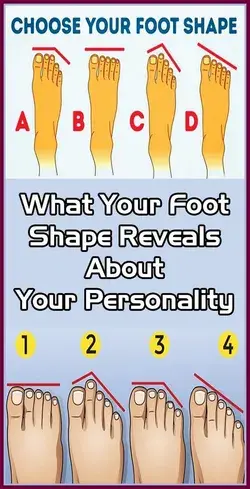 WHAT YOUR FOOT SHAPE REVEALS ABOUT YOUR PERSONALITY