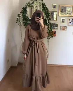 Brown dress