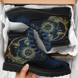 Mystical Sun & Moon All-Season Boots - Men's All-Season Boots / US12 (EU46)