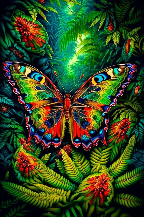 Butterfly visions during Ayahuasca ceremonies