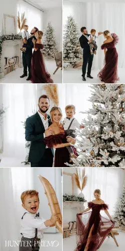 2021 Christmas Card Photo | Sustainable Christmas Photo Card Ideas | Hunter Premo