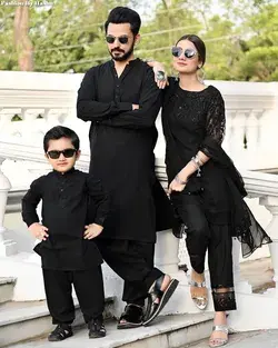 Family Matching Dresses Designing 2023