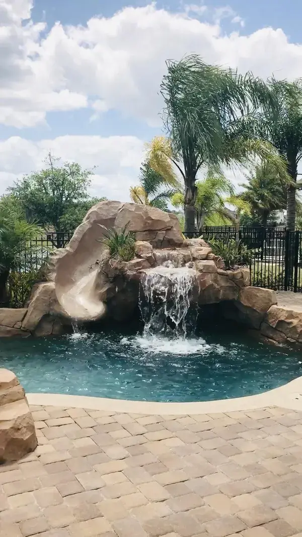 Waterfall Resort Style Pool 